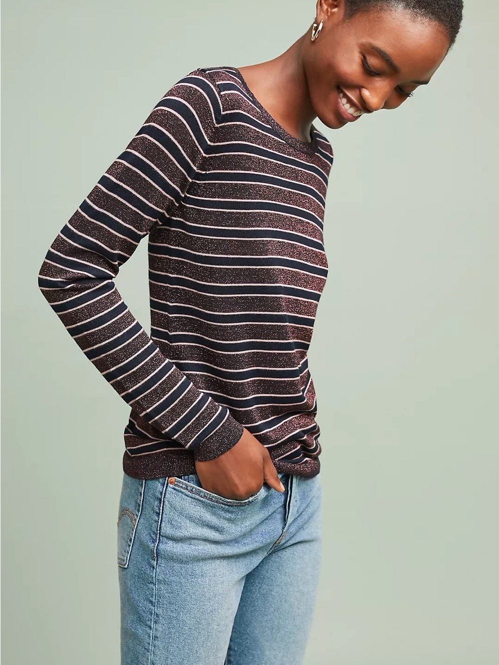 Anthropologie Scotch & Soda Madison Striped Pullover